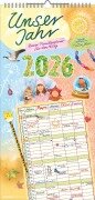 Cover-Bild zum Titel 'Unser Jahr - Unser Familienplaner für den Alltag 2026 - Familien-Timer - Termin-Planer - Kinder-Kalender - Familien-Kalender - 22x45' von ''