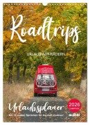Cover-Bild zum Titel 'Roadtrips - Urlaub auf Rädern (Wandkalender 2026 DIN A3 hoch), CALVENDO Monatskalender' von 'Mario Weigt'
