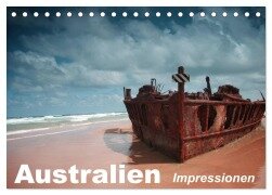 Australien ¿ Impressionen (Tischkalender 2025 DIN A5 quer), CALVENDO Monatskalender - Elisabeth Stanzer
