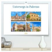 Cover-Bild zum Titel 'Unterwegs in Palermo (hochwertiger Premium Wandkalender 2026 DIN A2 quer), Kunstdruck in Hochglanz' von 'Nina Schwarze'