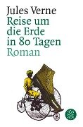 Cover-Bild zum Titel 'Reise um die Erde in 80 Tagen' von 'Jules Verne'