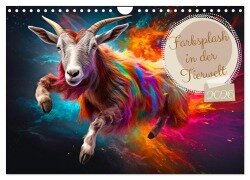 Farbsplash in der Tierwelt (Wandkalender 2026 DIN A4 quer), CALVENDO Monatskalender - Rupert Kowalski