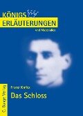 Das Schloss von Franz Kafka. Textanalyse und Interpretation. - Franz Kafka