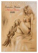 Cover-Bild zum Titel 'Erotische Malerei - Akt und Dessous (Tischkalender 2026 DIN A5 hoch), CALVENDO Monatskalender' von 'Marita Zacharias'