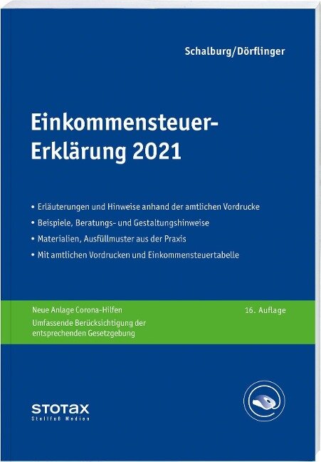 Einkommensteuer-Erklärung 2021 - Martin Schalburg, Nina Dörflinger