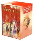 Cover-Bild zum Titel 'Die Abenteuer des Apollo: Taschenbuchschuber Bände 1-5' von 'Rick Riordan'