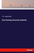 Cover-Bild zum Titel 'Paul Flemings Deutsche Gedichte' von 'J. M. Lappenberg'