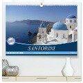 Santorini - Insel ewiger Liebe (hochwertiger Premium Wandkalender 2025 DIN A2 quer), Kunstdruck in Hochglanz - Kunstmotivation Gbr Cristina Wilson