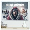 Husky Faszination (hochwertiger Premium Wandkalender 2024 DIN A2 quer), Kunstdruck in Hochglanz - Liselotte Brunner-Klaus