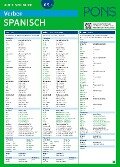 Cover-Bild zum Titel 'PONS Verben auf einen Blick Spanisch' von ''