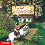 Cover-Bild zum Titel 'Ponyhof Apfelblüte. Hannahs großer Sprung [Band 24]' von 'Pippa Young'