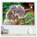 Koala - kleiner Teddy (hochwertiger Premium Wandkalender 2024 DIN A2 quer), Kunstdruck in Hochglanz - Peter Roder