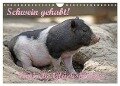 Schwein gehabt! (Wandkalender 2024 DIN A4 quer), CALVENDO Monatskalender - Antje Lindert-Rottke