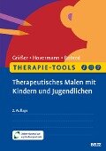 Cover-Bild zum Titel 'Therapie-Tools Therapeutisches Malen mit Kindern und Jugendlichen' von 'Melanie Gräßer, Eike Hovermann jun., Annika Botved'