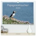 Papageientaucher 2024 (hochwertiger Premium Wandkalender 2024 DIN A2 quer), Kunstdruck in Hochglanz - Stefan Leimer