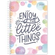 Cover-Bild zum Titel 'Ladytimer Ringbuch Little Things 2026 - Taschen-Kalender A5 (15x21 cm) - Schüler-Kalender - Weekly - Ringbindung - 128 Seiten - Alpha Edition' von ''