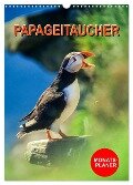 Papageitaucher Monatsplaner (Wandkalender 2025 DIN A3 hoch), CALVENDO Monatskalender - Carola Vahldiek