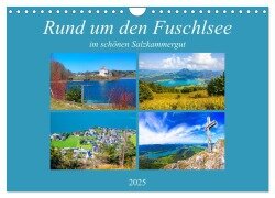 Rund um den Fuschlsee (Wandkalender 2025 DIN A4 quer), CALVENDO Monatskalender - Christa Kramer