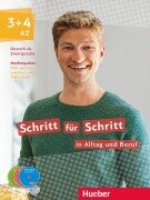 Cover-Bild zum Titel 'Schritt für Schritt in Alltag und Beruf 3+4 / Medienpaket (DVD + CD)' von 'Daniela Niebisch, Sylvette Penning-Hiemstra, Angela Pude, Franz Specht, Dörte Weers'