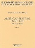 Cover-Bild zum Titel 'American Festival Overture for Orchestra' von 'William Schuman'