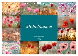 Cover-Bild zum Titel 'Mohnblumen - Fotografie mit Magie (Wandkalender 2026 DIN A4 quer), CALVENDO Monatskalender' von 'Julia Delgado'