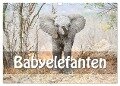 Babyelefanten (Wandkalender 2024 DIN A3 quer), CALVENDO Monatskalender - Robert Styppa