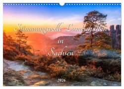 Stimmungsvolle Landschaften in Sachsen 2026 (Wandkalender 2026 DIN A3 quer), CALVENDO Monatskalender - Daniela Beyer (Moqui)