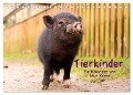 Tierkinder (Tischkalender 2024 DIN A5 quer), CALVENDO Monatskalender - Uwe Kantz