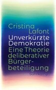 Cover-Bild zum Titel 'Unverkürzte Demokratie' von 'Cristina Lafont'