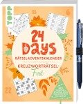 24 DAYS RÄTSELADVENTSKALENDER - Kreuzworträtsel-Fest - Frechverlag