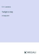 Cover-Bild zum Titel 'Twilight in Italy' von 'D. H. Lawrence'