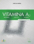 Cover-Bild zum Titel 'Vitamina A2 - Cuaderno de ejercicios + online audio + digital' von 'Aida Rodriguez, Elvira A. Viz, Sara Almuina'