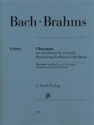 Cover-Bild zum Titel 'Chaconne aus der Partita Nr. 2 d-moll' von 'Johann Sebastian Bach, Johannes Brahms'