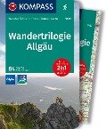KOMPASS Wanderführer Wandertrilogie Allgäu, 84 Touren mit Extra-Tourenkarte - Michael Sänger