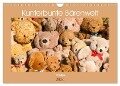 Kunterbunte Bärenwelt - Teddys (Wandkalender 2024 DIN A4 quer), CALVENDO Monatskalender - Meike Bölts