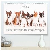 Cover-Bild zum Titel 'Bezaubernde Basenji-Welpen (hochwertiger Premium Wandkalender 2026 DIN A2 quer), Kunstdruck in Hochglanz' von 'Angelika Joswig'
