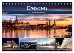 Dresden Die Perle an der Elbe (Tischkalender 2025 DIN A5 quer), CALVENDO Monatskalender - Steffen Gierok