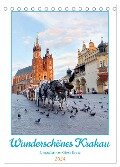 Wunderschönes Krakau (Tischkalender 2024 DIN A5 hoch), CALVENDO Monatskalender - Gisela Kruse