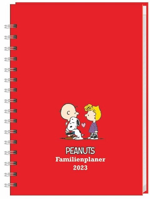 Peanuts Familienplaner-Buch A5 2023 - 