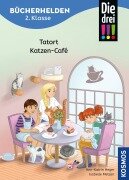 Cover-Bild zum Titel 'Die drei !!!, Bücherhelden 2. Klasse, Tatort Katzen-Café' von 'Ann-Katrin Heger'
