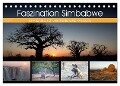 Faszination Simbabwe (Tischkalender 2024 DIN A5 quer), CALVENDO Monatskalender - Angelika Stern