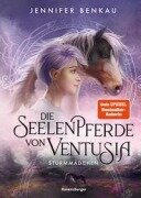 Cover-Bild zum Titel 'Die Seelenpferde von Ventusia, Band 3 - Sturmmädchen' von 'Jennifer Benkau'