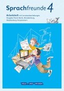 Cover-Bild zum Titel 'Sprachfreunde 4. Schuljahr - Ausgabe Nord (Berlin, Brandenburg, Mecklenburg-Vorpommern) - Arbeitsheft Schulausgangsschrift' von 'Katrin Junghänel, Susanne Kelch, Andrea Knöfler'