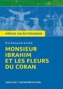 Cover-Bild zum Titel 'Monsieur Ibrahim et les fleurs du Coran von Éric-Emmanuel Schmitt. Textanalyse und Interpretation' von 'Éric-Emmanuel Schmitt'