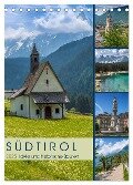 SÜDTIROL Idylle und historische Bauten (Tischkalender 2025 DIN A5 hoch), CALVENDO Monatskalender - Melanie Viola