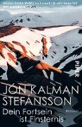Cover-Bild zum Titel 'Dein Fortsein ist Finsternis' von 'Jón Kalman Stefánsson'