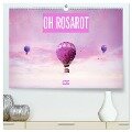 Oh Rosarot - Artwork (hochwertiger Premium Wandkalender 2024 DIN A2 quer), Kunstdruck in Hochglanz - Liselotte Brunner-Klaus