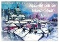 Aquarelle aus der Mozartstadt Salzburg (Tischkalender 2024 DIN A5 quer), CALVENDO Monatskalender - Johann Pickl
