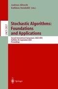 Stochastic Algorithms: Foundations and Applications - 