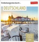 Entdeckungsreise durch Deutschland Postkartenkalender 2026 - 53 Karten mit Kurzporträts zu den Zielen - Martina Schnober-Sen
